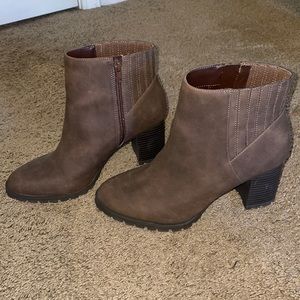 Heeled Brown/Gray boots